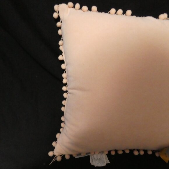 EMMA & VIOLET | Decorative / Accent / Throw Pillow With Pom Pom Trim | NWT - Picture 9 of 11